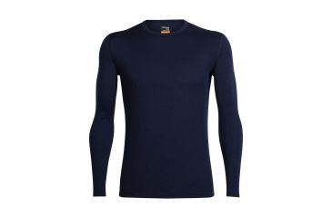 Image of Icebreaker Oasis Long Sleeve Crewe, Midnight Navy, 2XL, 100476417XXL
