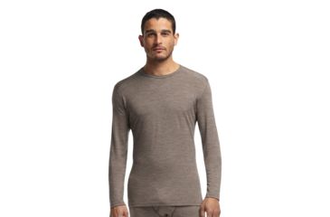 Image of Oasis Long Sleeve Crewe Top - Mens-Trail Heather-Small