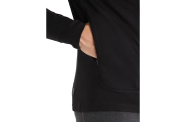 Image of Icebreaker Original Long Sleeve Half Zip Top - Mens, Black, Extra Small, IB100871001XS