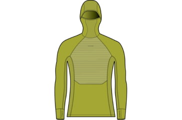 Image of Icebreaker RealFleece High Pile Long Sleeve Zip Jacket - Men's, Loden, Extra Large, IB0A56GY069XL