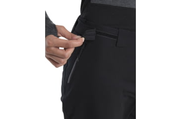 Image of Icebreaker Shell+ Peak Pants - Womens, Black, Small, IB0A56SM001S