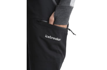 Image of Icebreaker Shell+ Peak Pants - Womens, Black, Small, IB0A56SM001S