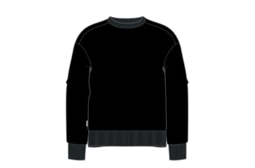 Image of Icebreaker Shifter II Long Sleeve Sweatshirt - Men's, Black, Small, IB0A56QV001S