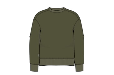 Image of Icebreaker Shifter II Long Sleeve Sweatshirt - Men's, Loden, Small, IB0A56QV069S