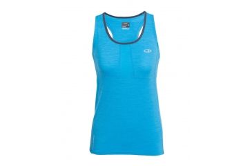 Image of Icebreaker Spark Tank - Women's-Cyan/Panther-X-Small