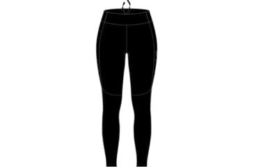Image of Icebreaker Speed Winter Tights - Women's, Black, Extra Small, IB0A56UU001XS