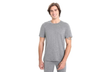 Image of Icebreaker Tech Lite II Short Sleeve T-Shirt - Men's, Gritstone Heather, Large, IB0A59IY004L