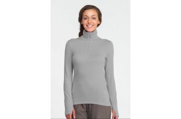 Image of Icebreaker Tech Long Sleeve Half Zip Top - Women's-Metro-X-Large