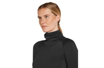 Image of Icebreaker Women 300 MerinoFine Polar LS Roll Neck, Black, M, IB0A5755001M