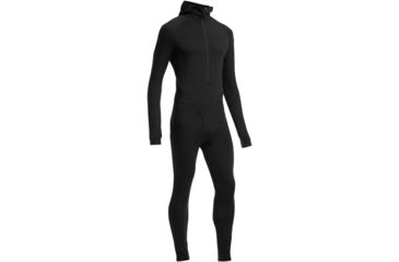 Image of Icebreaker Zone One Sheep Suit - Men's-Black/Black/Black-Large