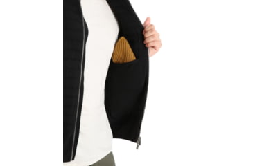 Image of Icebreaker ZoneKnit Insulated Knit Bomber - Mens, Black, Medium, IB0A56JQ001M