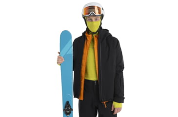 Image of Icebreaker ZoneKnit Insulated Long Sleeve Thermal Hoodie - Mens, Bio Lime, Large, IB0A56GR864L