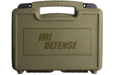 Image of IMI Defense Large Pistol Case, 14.76 x 11.81 x 3.34, OD Green, 97281