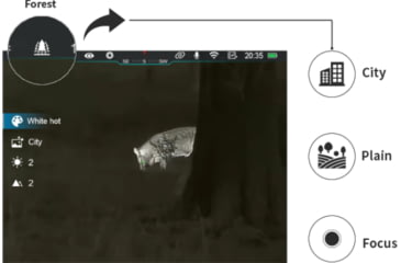 Image of Infiray Eye III E3 Plus Thermal Imaging Monocular, Black, Medium, EIII E3PLUS