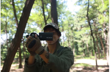 Image of Infiray Flip Large Screen Thermal Imager Camera w/Rangefinder, Black, PH35PLUS