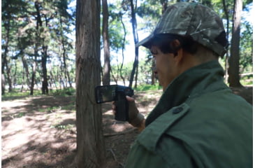 Image of Infiray Flip Large Screen Thermal Imager Camera w/Rangefinder, Black, PH35PLUS