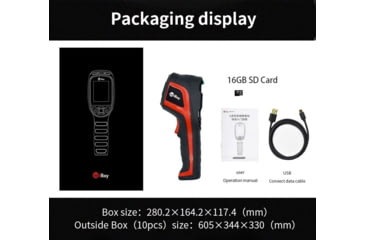 Image of Infiray Handheld Thermal Imaging Imager, Black/Red, C200