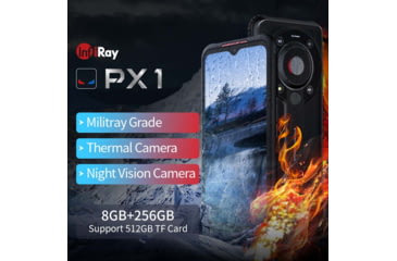 Image of Infiray Rugged Thermal Phone, Black, Medium, PX1