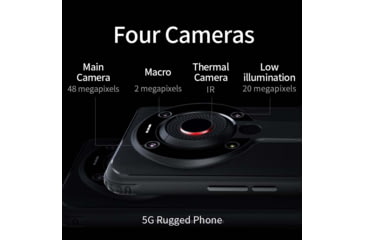 Image of Infiray Rugged Thermal Phone, Black, Medium, PX1