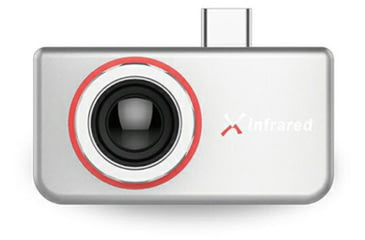 Image of Infiray Xtherm T3S Thermal Imaging Camera, Phone Attachement, Silver, T3S