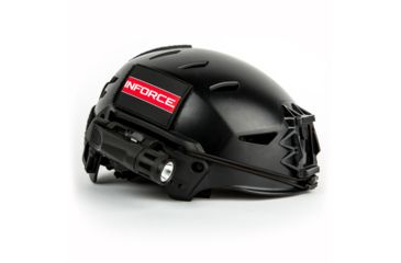 Image of INFORCE 400 Lumens LED Helmet Flashlight, White Light, 100 mW IR Gen2, Black, 4.1 inches long HML-05-2, EDEMO2