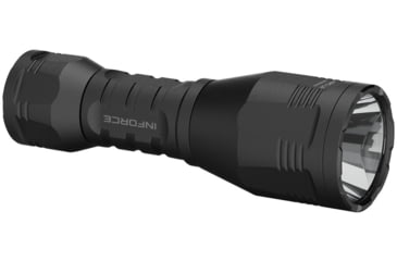 Image of INFORCE ARC 350-Lr-H Rechargeable 18350 Li-Ion 1200 Lumens LED Flashlight Handheld Kit, Black, IF73001