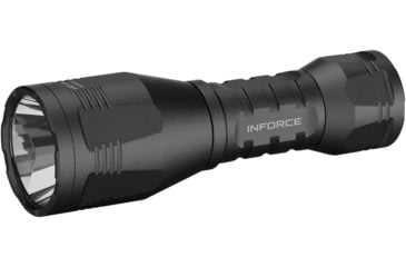 Image of INFORCE ARC 350-Lr-H Rechargeable 18350 Li-Ion 1200 Lumens LED Flashlight Handheld Kit, Black, IF73001