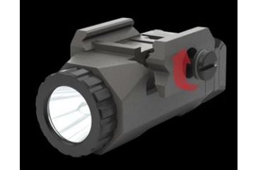 Image of InForce Auto Pistol LED Light w/IR,200 Lumens,Graphite,Clam INF-APL-B-WIR