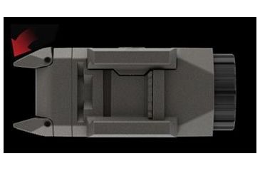 Image of InForce Auto Pistol LED Light w/IR,200 Lumens,Graphite,Clam INF-APL-B-WIR