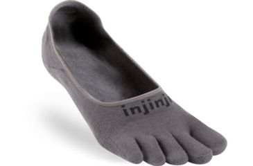 Image of Injinji Sport Lightweight Hidden Coolmax Socks - Mens, Charcoal, Small, 052100-CHR-S