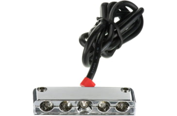 Image of Innovative Lighting Surface-Mount 5 LED Step Light LED With Chrome Case, Red, 006-4200-7
