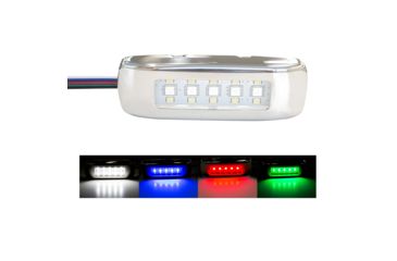 Image of Innovative Lighting Tri-Lite w/Stainless Steel Bezel, RGBW, 055-43250-7