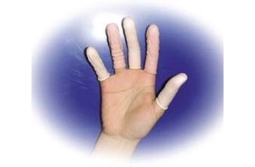 Image of Interworld Network Antistatic Latex Finger Cots, InterWorld 10144-100 Yellow