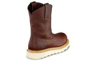 Image of Irish Setter Ashby 83908 Mens Pull-On Boot w/ Safety Toe, 9 in Height, Briar Turbo Vegas Leather, EE Extra Wide Width, Brown, 7.5, 83908E2075