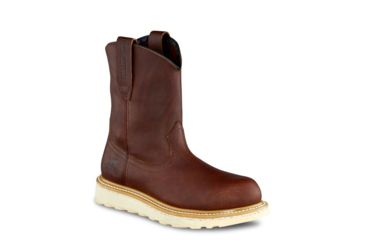 Image of Irish Setter Ashby 83908 Mens Pull-On Boot w/ Safety Toe, 9 in Height, Briar Turbo Vegas Leather, EE Extra Wide Width, Brown, 7.5, 83908E2075