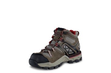 Image of Irish Setter Crosby 83212 Womens Hiking Boot w/ Safety Toe, 4 in Height, Waterproof, Leather, D Medium Width, Brown, 9, 83212D 090