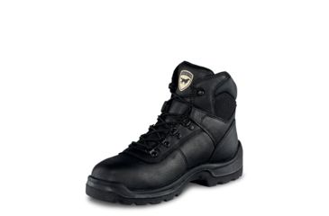 Image of Irish Setter Ely 83612 Mens Boot w/ Safety Toe, 6 in Height, Black Floater Babylonia Leather, D Medium Width, Black, 10, 83612D 100