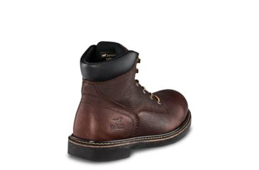 Image of Irish Setter Farmington 83603 Mens Boot w/ Soft Toe, 6 in Height, Dark Brown Worn Saddle Leather, D Medium Width, Brown, 12, 83603D 120
