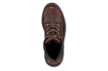 Image of Irish Setter Farmington 83603 Mens Boot w/ Soft Toe, 6 in Height, Dark Brown Worn Saddle Leather, D Medium Width, Brown, 12, 83603D 120