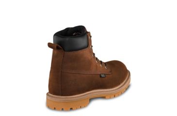 Image of Irish Setter Hopkins 83614 Mens Boot w/ Safety Toe, 6 in Height, Waterproof, Gaucho Leather, D Medium Width, Brown, 9, 83614D 090