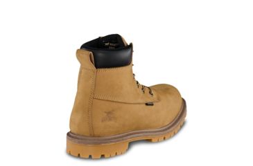 Image of Irish Setter Hopkins 83616 Mens Boot w/ Safety Toe, 6 in Height, Waterproof, Gold Nubuck Leather, Insulated, D Medium Width, Wheat, 10, 83616D 100