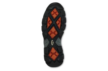 Image of Irish Setter Mens Crosby 6in Waterproof Safety Toe Work Boots, Gray/Rust, 8 E2, 83628E2080