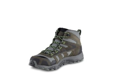 Image of Irish Setter Mens Drifter 2814 Waterproof Trail Boot, Gray/Lime Green Accents, 8 Wide, 02814E2080