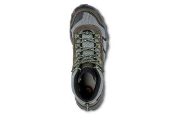 Image of Irish Setter Mens Drifter 2814 Waterproof Trail Boot, Gray/Lime Green Accents, 8 Wide, 02814E2080