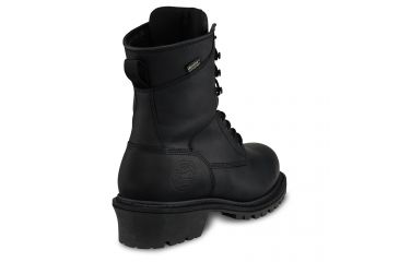 Image of Irish Setter Mens Mesabi Logger 8in Waterproof Leather Steel Toe Work Boots, Black, 8D, 83836D 080
