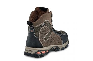 Image of Irish Setter Mens Ravine 9in Waterproof Leather Hiking Boots w/ScentBan, Gray/Black, 14 E2, 02880E2140