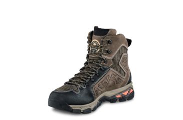 Image of Irish Setter Mens Ravine 9in Waterproof Leather Hiking Boots w/ScentBan, Gray/Black, 14 E2, 02880E2140