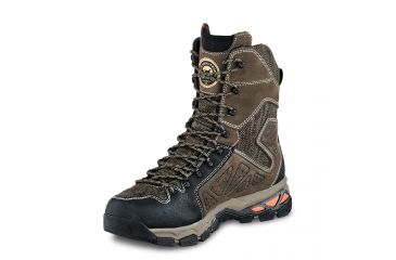 Image of Irish Setter Mens Ravine 9in Waterproof Leather Hiking Boots w/ScentBan, Gray/Black, 13D, 02885D 130