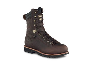 Image of Irish Setter Mesabi 83826 Mens Boot /w Safety Toe, 9 in Height, Waterproof, Java Soggy Leather, EE Extra Wide Width, Brown, 11.5, 83826E2115