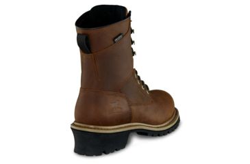Image of Irish Setter Mesabi 83834 Mens Logger Boot w/ Safety Toe, 8 in Height, Waterproof, Leather, D Medium Width, Brown, 11.5, 83834D 115